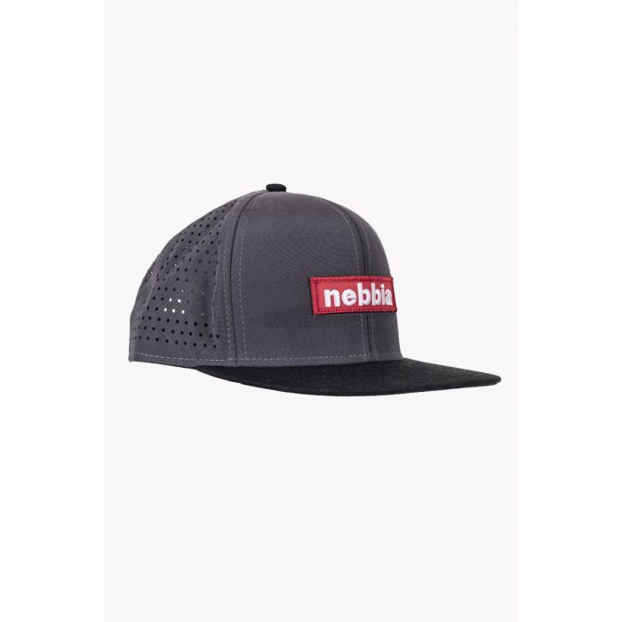Snap Back Red Label Grey- NEBBIA