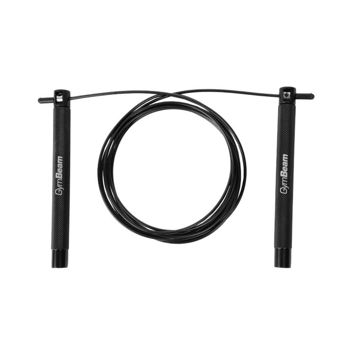 Coardă de sărit Speed Rope Black - GymBeam single_variant