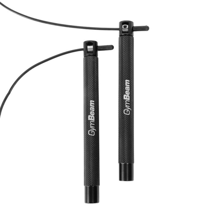 Coardă de sărit Speed Rope Black - GymBeam single_variant