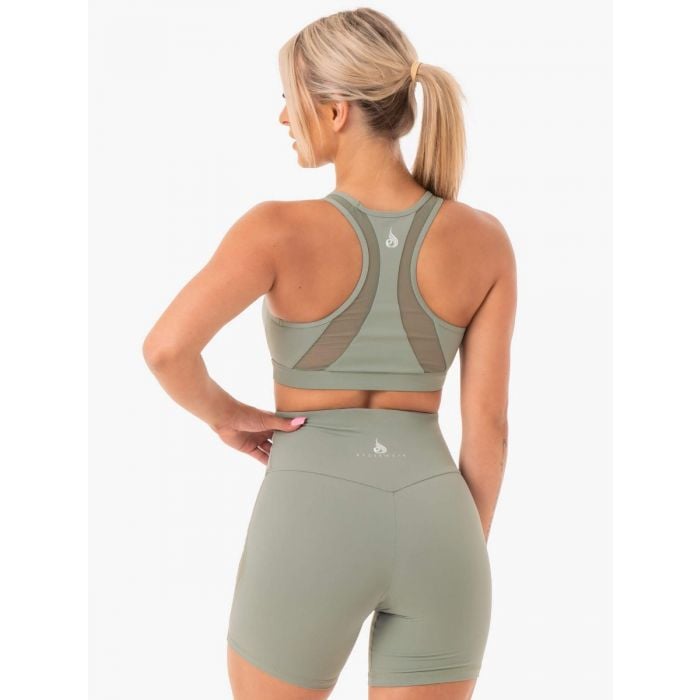 Sutien sport Hype Mesh Olive - Ryderwear XS