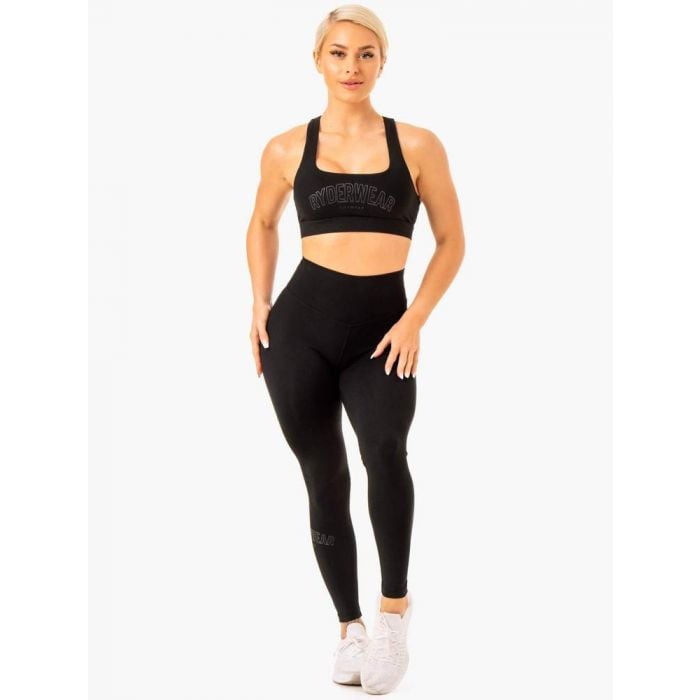 Sutien sport Knockout Racer Back Black - Ryderwear L