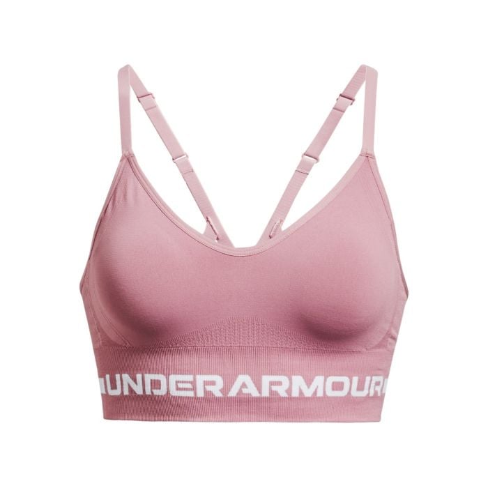 Sutien sport Seamless Low Long Pink - Under Armour XL