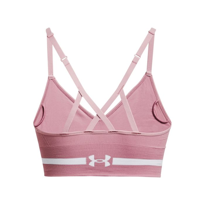 Sutien sport Seamless Low Long Pink - Under Armour XL
