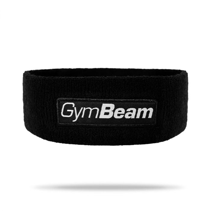 Bandană sport Sweat Black - GymBeam