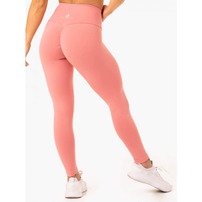 Colanți pentru femei Staples Scrunch Bum Rose Pink - Ryderwear