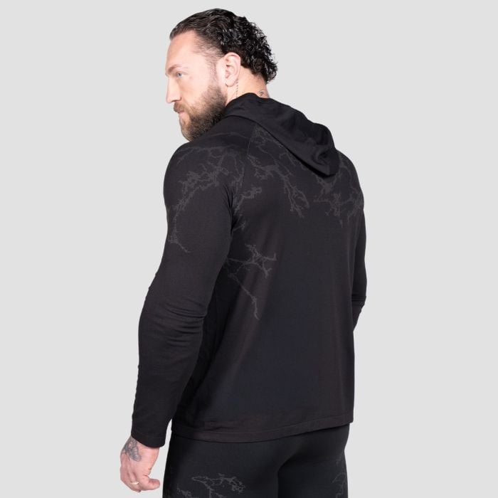 Tricou cu mânecă lungă Static Black - GymBeam M