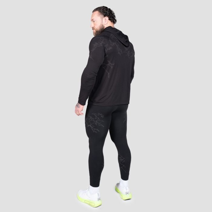 Colanți Seamless Static Black - GymBeam XL