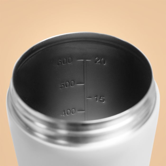 Shaker Steel 650 ml White - BeastPink single_variant