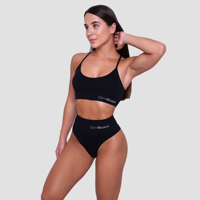 Sutien String Black - GymBeam S
