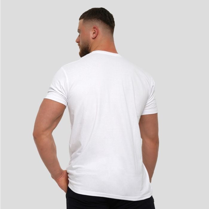 Tricou Stronger Together White - GymBeam L