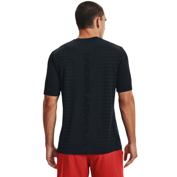 Tricou Seamless Wordmark SS Black - Under Armour S