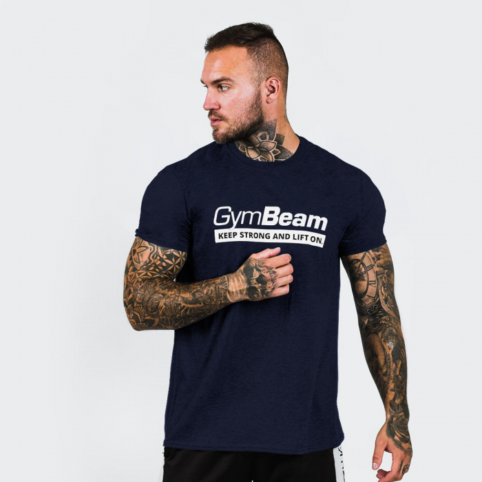 Tricou Keep Strong Navy - GymBeam