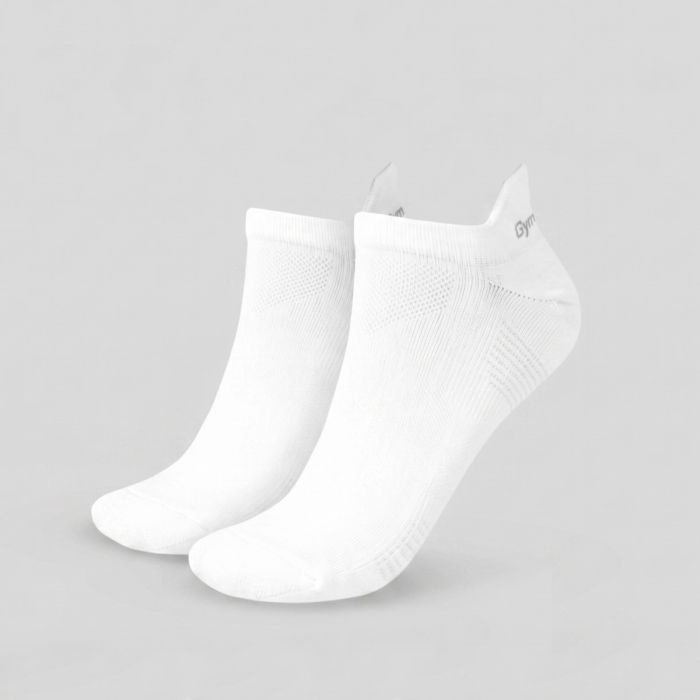 Șosete Tab 3Pack White - GymBeam S