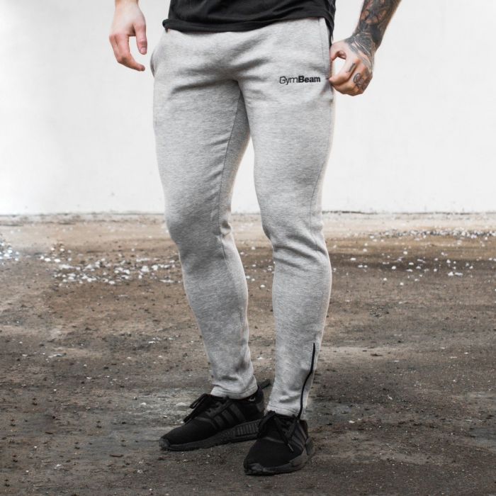 Pantalonii Fitted Pant Grey - GymBeam