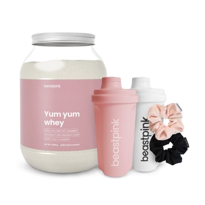 Proteină Yum Yum Whey - BeastPink 30 g - caramel biscuit
