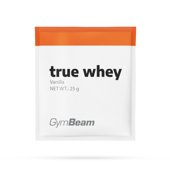 Mostră True Whey - GymBeam 25 g - vanilie