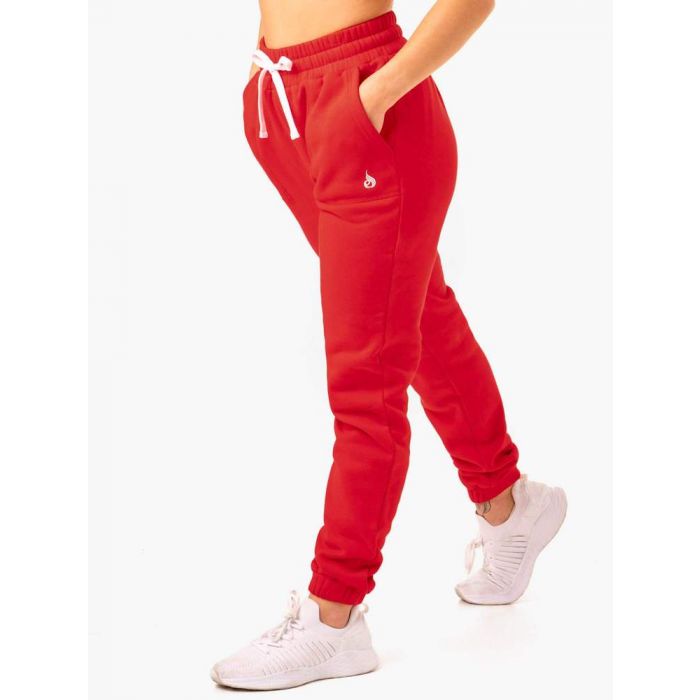 Pantaloni sport pentru femei Ultimate High Waisted Red - Ryderwear