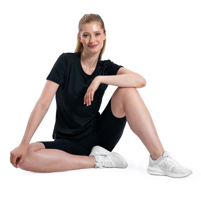 Pantaloni scurți pentru femei 2in1 ULTRA Black - STRIX S