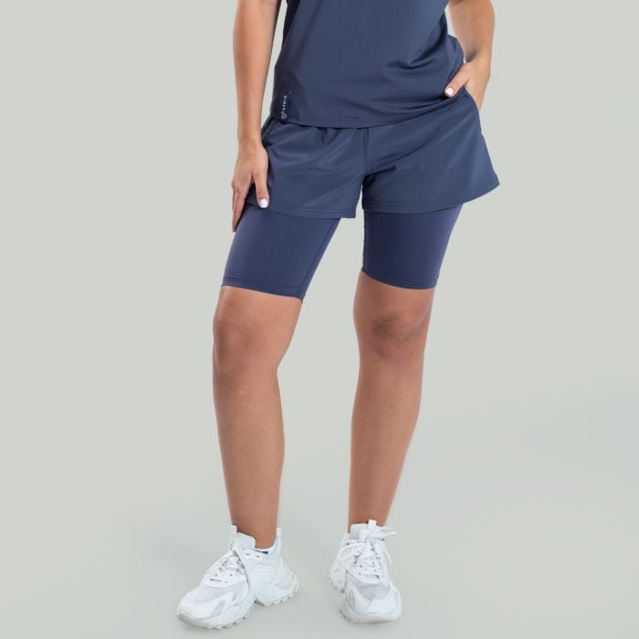 Pantaloni scurți pentru femei 2in1 ULTRA Graystone - STRIX S
