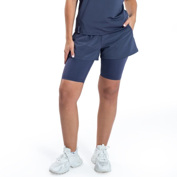 Pantaloni scurți pentru femei 2in1 ULTRA Graystone - STRIX S