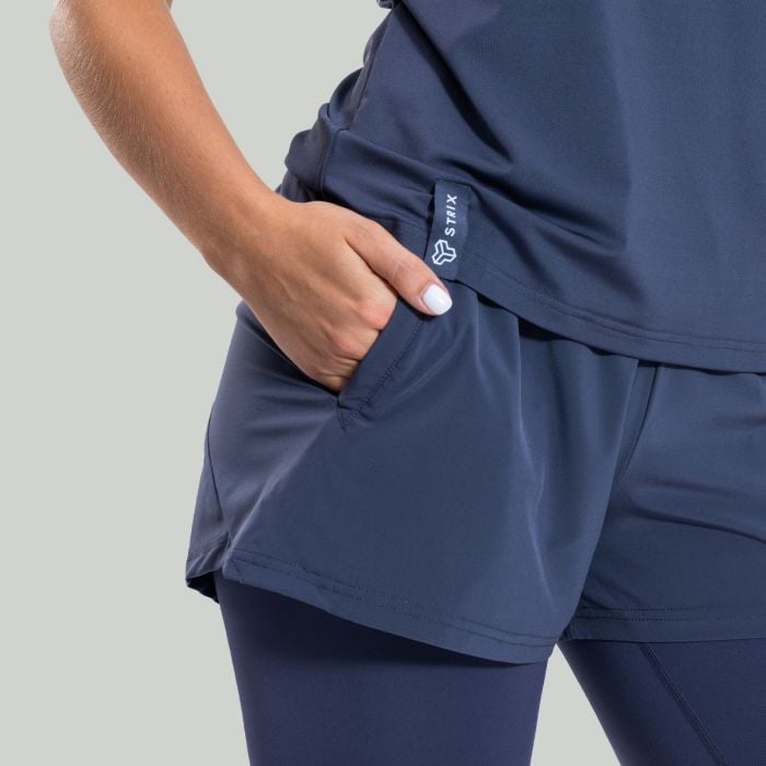 Pantaloni scurți pentru femei 2in1 ULTRA Graystone - STRIX S