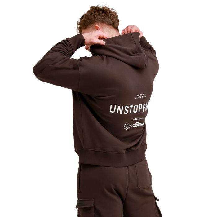 Hanorac Unstoppable Brown - GymBeam L