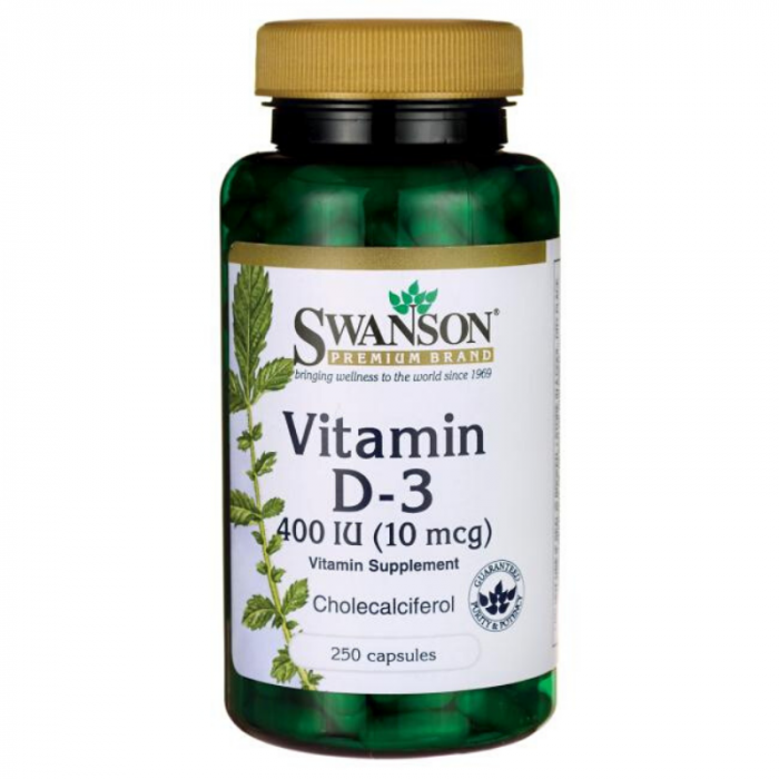 Vitamina D-3 400IU - Swanson