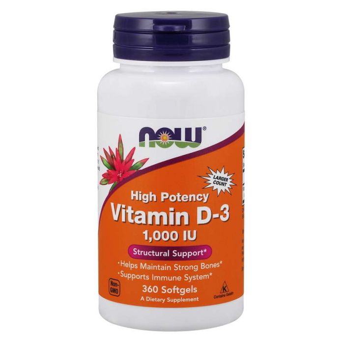Vitamina D-3 1000 IU - NOW Foods