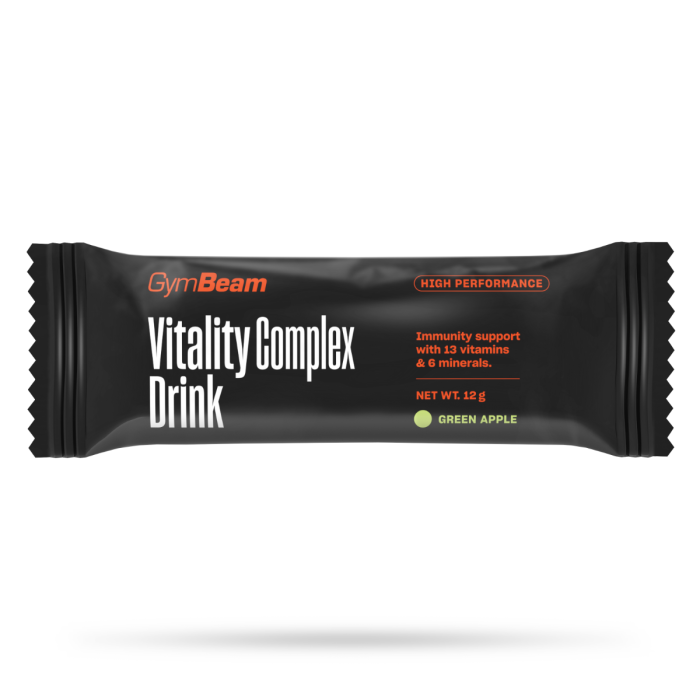 Mostră Vitality Complex Drink - GymBeam 12 g - mango - maracuja