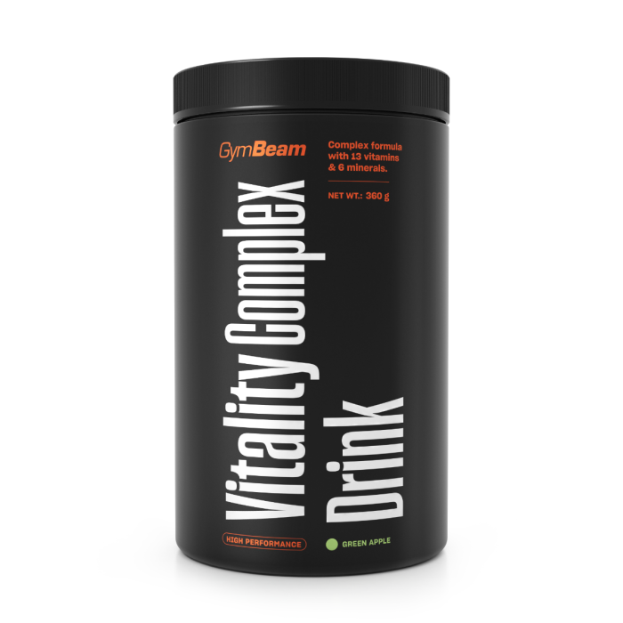 Vitality Complex Drink - GymBeam 360 g - măr verde
