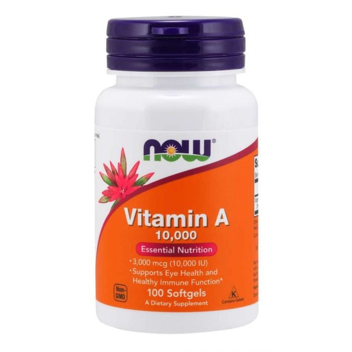 Vitamina A 10,000 IU - NOW Foods