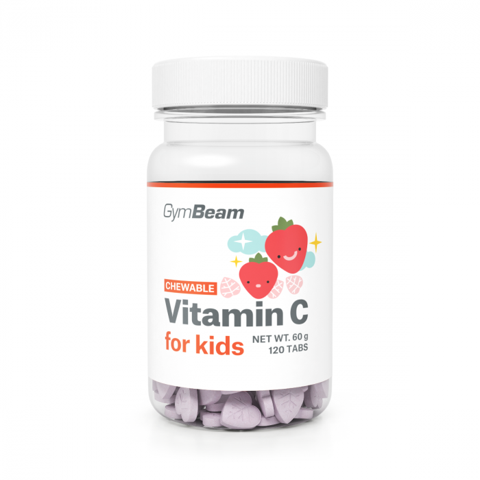 Tablete masticabile cu vitamina C pentru copii - GymBeam