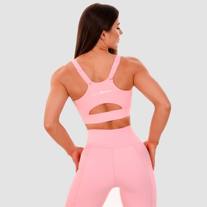 Sutien sport Cut-Out Pink - GymBeam M