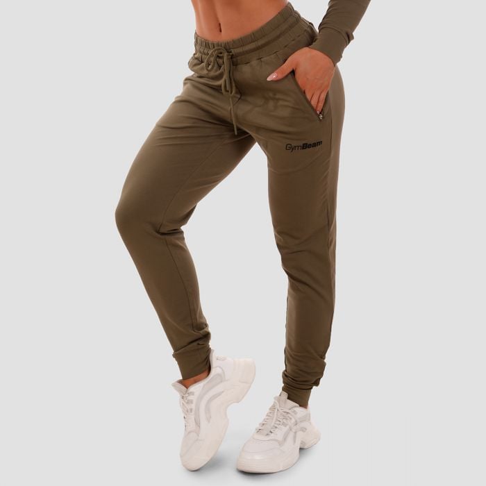 Pantaloni pentru femei TRN Olive - GymBeam
