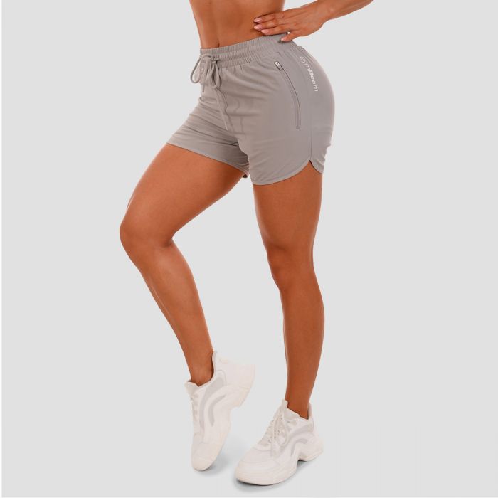 Pantaloni scurți pentru femei TRN Grey - GymBeam
