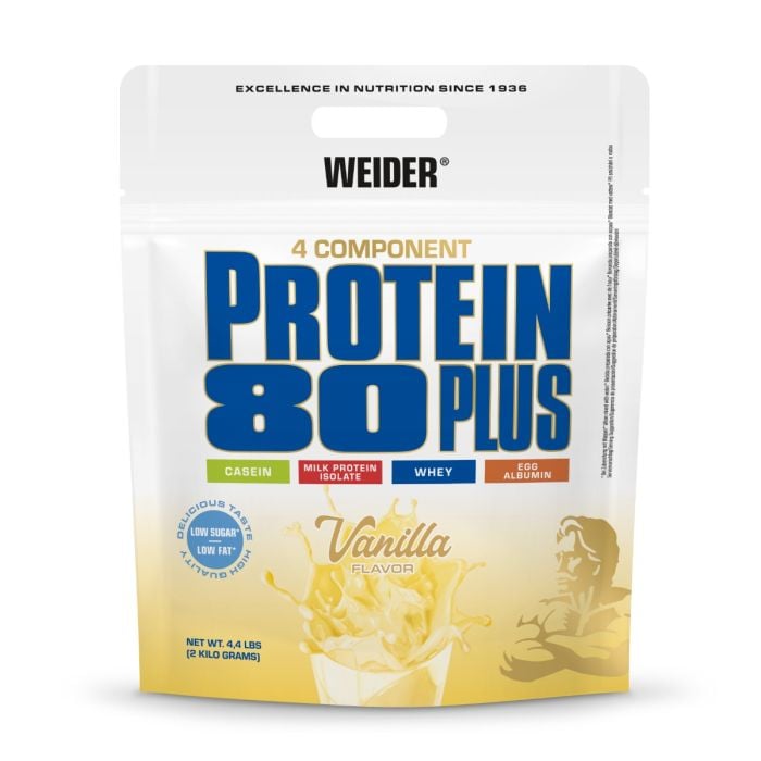 Proteine 80 Plus - Weider 500 g - ciocolată