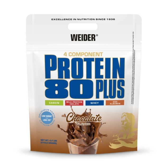 Proteine 80 Plus - Weider 500 g - ciocolată