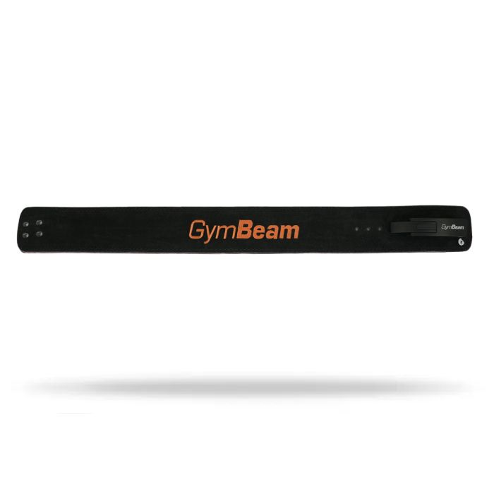 Centură fitness LEVER negru/portocaliu - GymBeam L