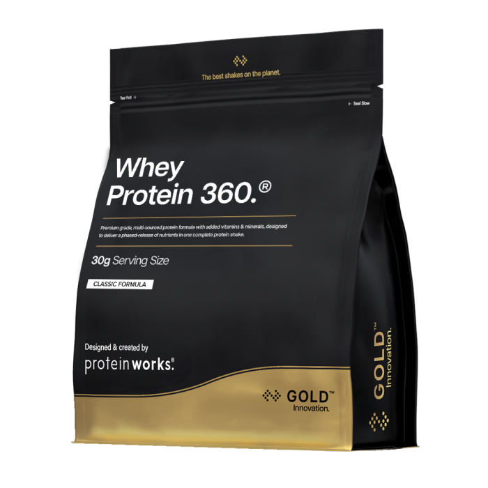 Whey Protein 360 ® - The Protein Works milkshake de banane - 2400 g