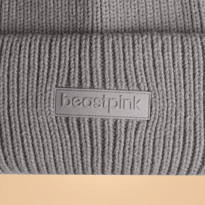 Căciulă de iarnă Beanie Grey - BeastPink single_variant