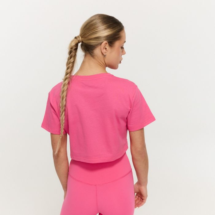 Tricou pentru femei Cropped Limitless Dragonfruit - GymBeam L