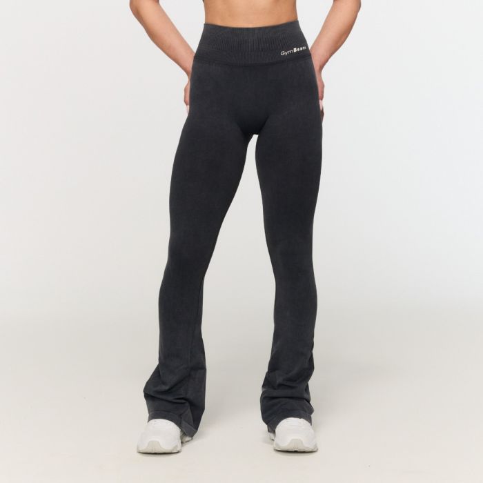 Pantaloni fără cusături pentru femei Fierce Dark Grey - GymBeam M