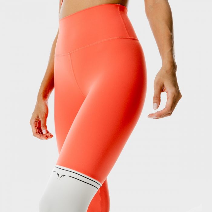 Colanți pentru femei LAB360º Colour Block Hot Coral - SQUATWOLF XL