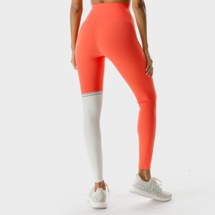 Colanți pentru femei LAB360º Colour Block Hot Coral - SQUATWOLF XL