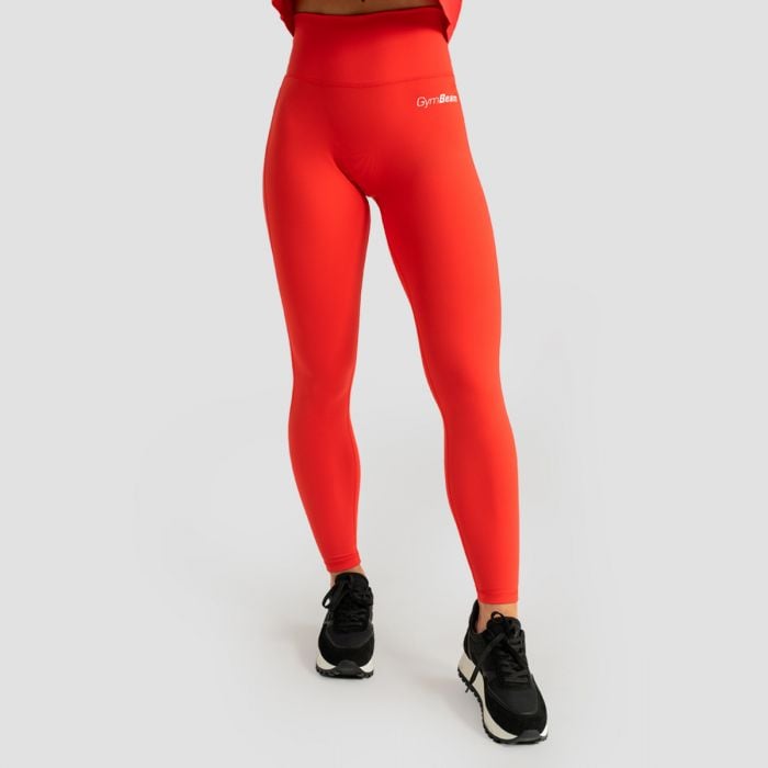 Colanți pentru femei High-waist Limitless Hot Red - GymBeam
