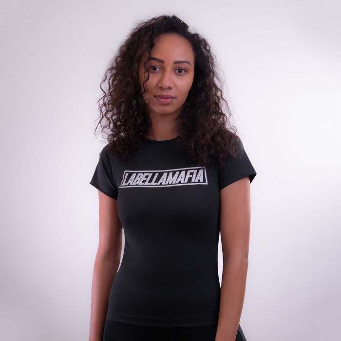 Tricou pentru femei Mesh Black - LABELLAMAFIA S