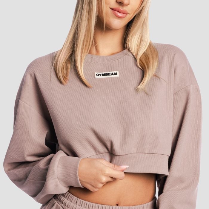 Hanorac pentru femei Cropped Aura Roux - GymBeam XL