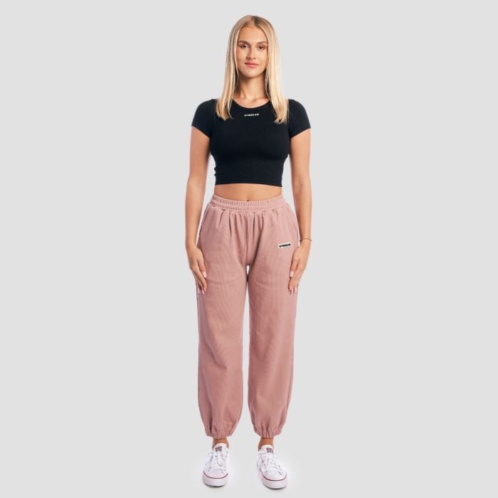 Tricou pentru femei Cropped Aura Black - GymBeam S