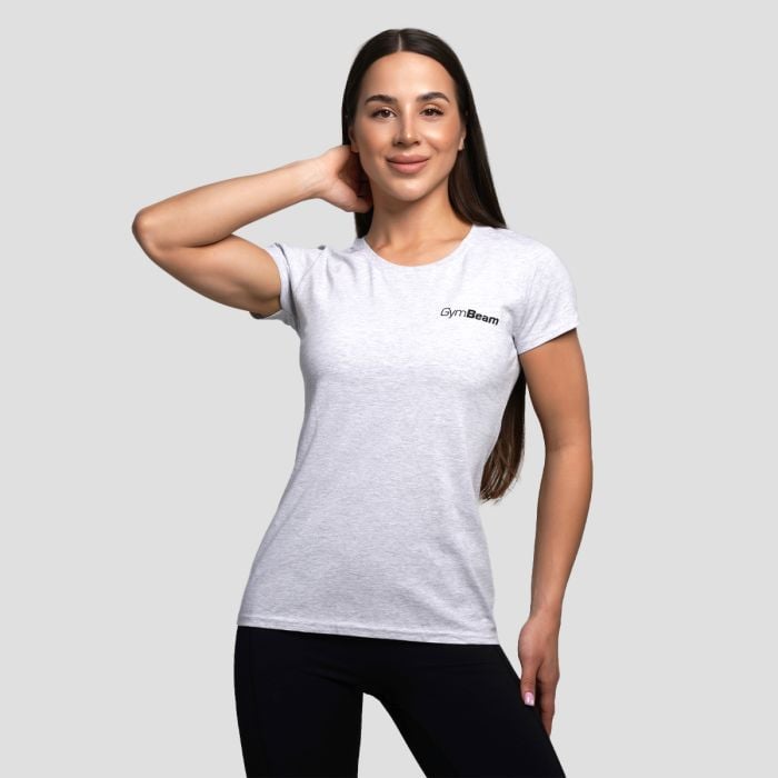 Tricou pentru femei Basic Heather Grey - GymBeam S