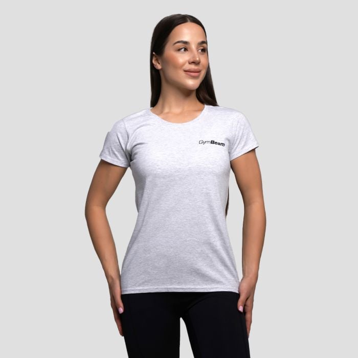 Tricou pentru femei Basic Heather Grey - GymBeam S